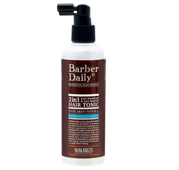 Barber Daily 2 in 1 Hair Tonic Bottle 240ml - Makarizo Professional